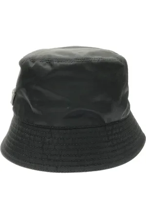 Prada Pre-owned, Dame, Sort, ONE SIZE, Tyl, Pre-owned Stof hatte