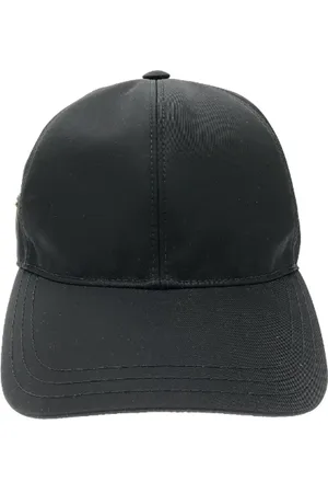 Prada Pre-owned, Dame, Sort, ONE SIZE, Tyl, Pre-owned Stof hatte