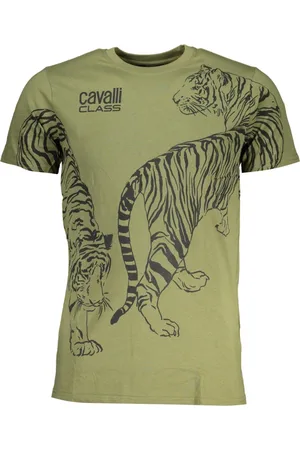 Roberto Cavalli Top, Herre, Grøn, 2XL, Tøj