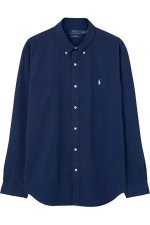Ralph Lauren Skjorte, Herre, Blå, S, Blå Skjorte Kollektion