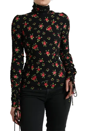 Dolce & Gabbana Top, Dame, Flerfarvet, XS, Long Sleeve Tops