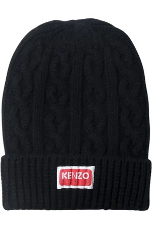 Kenzo Tilbehør, Herre, Blå, ONE SIZE, Broderet Logo Streetwear Hat