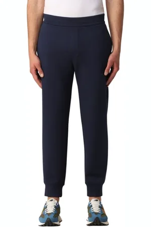 Armani Exchange Bukser, Herre, Blå, L, Polyester, Blå Bløde Benbukser