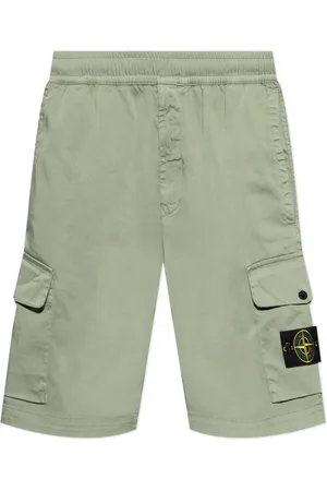 Stone Island Shorts, Herre, Grøn, W30, Bomuld, Fragt shorts