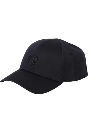 C.P. Company Tilbehør, Herre, Blå, ONE SIZE, Uld, Blå Logo Baseball Cap Stilfuld Hat