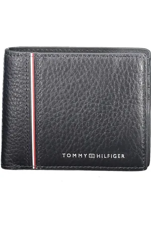 Tommy Hilfiger Tilbehør, Herre, Sort, ONE SIZE, Læder, Blåt Læder Herre Pung