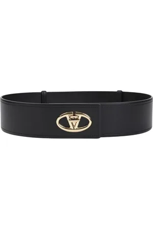 VALENTINO GARAVANI Tilbehør, Herre, Sort, 75 CM, Læder, Premium Læderbælte, Tidløs Elegance
