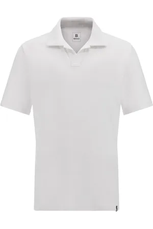 Boggi Milano Top, Herre, Hvid, S, Bomuld, Bomuld/Nylon Polo Shirt