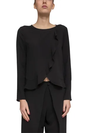 Emporio Armani Bluser & Skjorter, Dame, Sort, 2XS, Sort Dameblazer