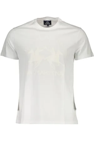 La Martina Top, Herre, Hvid, 3XL, Bomuld, Hvid Bomuld Herre T-Shirt Afslappet Stil