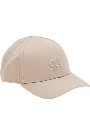 C.P. Company Tilbehør, Herre, Brun, ONE SIZE, Uld, Brun Logo Baseball Cap Stilfuld Hat