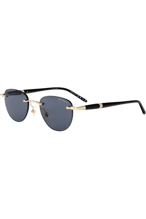 Montblanc Tilbehør, Herre, Gul, 48 MM, Uld, Stilfulde solbriller til solrige dage
