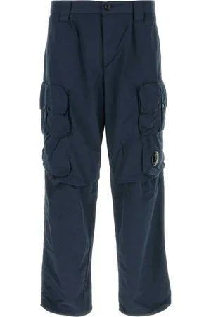 C.P. Company Bukser, Herre, Blå, L, Nylon, Marineblå Cargo Bukser