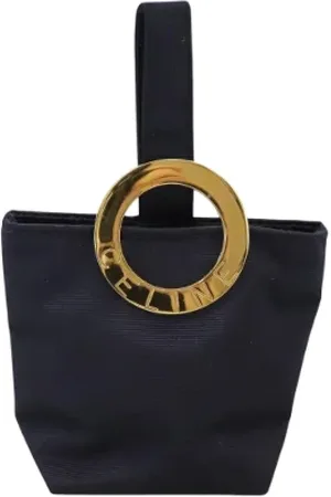 Céline Pre-owned, Dame, Blå, ONE SIZE, Nylon, Pre-owned nylon pouches