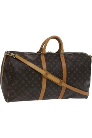 LOUIS VUITTON Pre-owned, Dame, Brun, ONE SIZE, Uld, Pre-owned canvas tasker