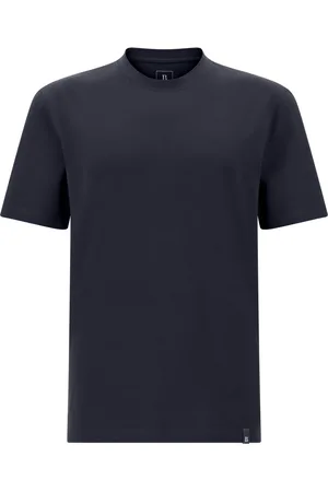 Boggi Milano Top, Herre, Blå, XL, Bomuld, T-shirt i strækbar Supima-bomuld