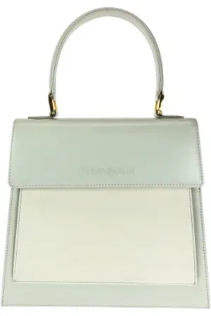 Saint Laurent Pre-owned, Dame, Blå, ONE SIZE, Uld, Pre-owned Laeder hndtasker