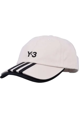 Y-3 Tilbehør, Herre, Hvid, M, Bomuld, Hvid Baseball Cap Klassisk Logo