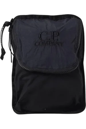 C.P. Company Taske, Herre, Sort, ONE SIZE, Uld, Moderne Sort Skuldertaske