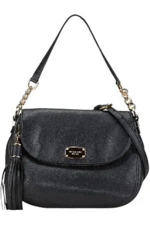 Michael Kors Pre-owned, Dame, Sort, ONE SIZE, Uld, Pre-owned Laeder hndtasker