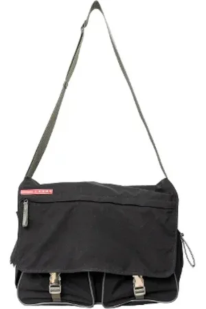 Prada Pre-owned, Herre, Sort, ONE SIZE, Nylon, Pre-owned nylon prada-tasker