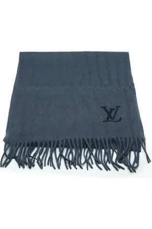 LOUIS VUITTON Pre-owned, Dame, Grå, ONE SIZE, Cashmere, Pre-owned Cashmere trklaeder