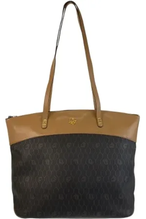 Dior Pre-owned, Dame, Brun, ONE SIZE, Uld, Pre-owned Canvas totes