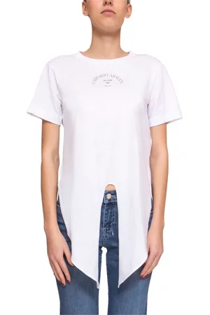 Emporio Armani Top, Dame, Hvid, XS, Hvid Kvinders T-shirt U0002