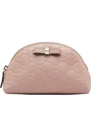 Gucci Pre-owned, Dame, Lyserød, ONE SIZE, Tyl, Pre-owned Laeder gucci-tasker