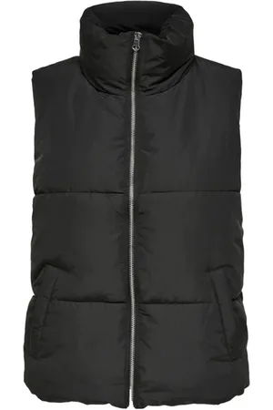JACQUELINE DE YONG Jakke, Dame, Sort, L, Polyester, Sort Polyester Kvinders Efterår/Vinter Jakke