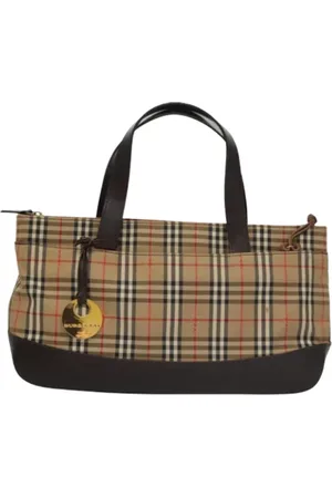 Burberry Pre-owned, Dame, , ONE SIZE, Tyl, Pre-owned canvas håndtasker