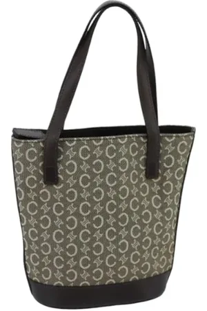 Céline Pre-owned, Dame, Grå, ONE SIZE, Tyl, Pre-owned Canvas celine-tasker