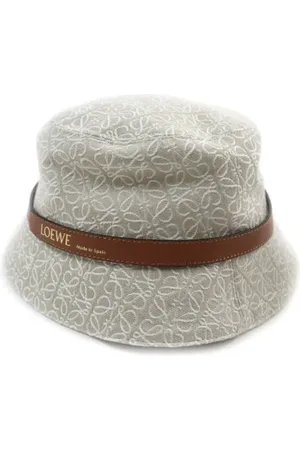 Loewe Pre-owned, Dame, , ONE SIZE, Bomuld, Pre-owned Bomuld hatte
