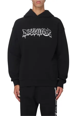 DISCLAIMER Sweathshirts & Hoodies, Herre, Sort, M, Bomuld, Graffiti Hoodie til Mænd