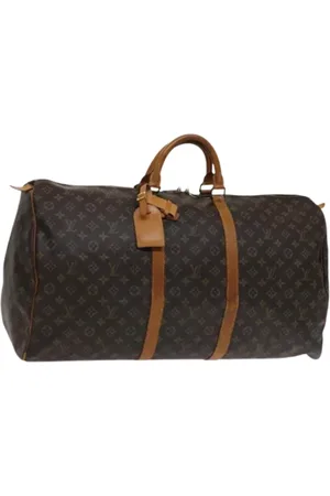 LOUIS VUITTON Pre-owned, Dame, Brun, ONE SIZE, Tyl, Pre-owned canvas tasker