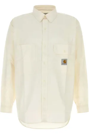 Carhartt Skjorte, Herre, Hvid, M, Hvid Poplin Irwin Skjorte