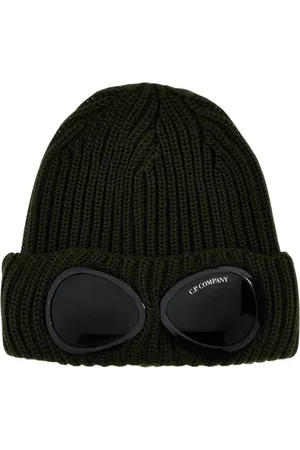C.P. Company Tilbehør, Herre, , ONE SIZE, Uld, Ribstrikket Uld Beanie Hat