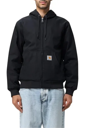 Carhartt Sweathshirts & Hoodies, Herre, Sort, M, Bomuld, Sort Swirl Hoodie til Mænd