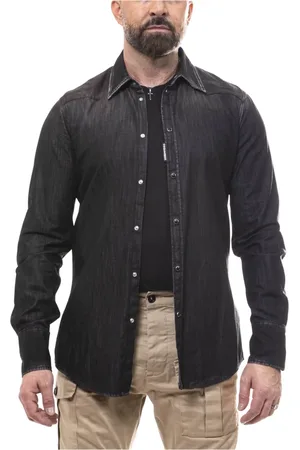 Dsquared2 Skjorte, Herre, Sort, L, Sort Herre Skjorte 900