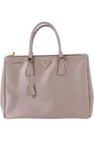 Prada Pre-owned, Dame, Grå, ONE SIZE, Tyl, Pre-owned Laeder totes