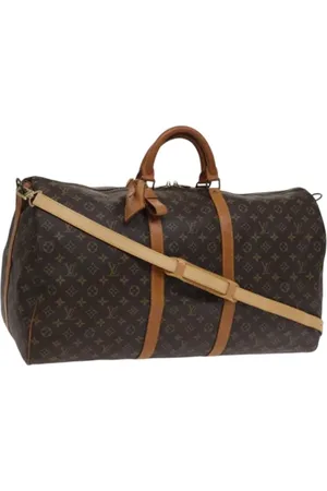 LOUIS VUITTON Pre-owned, Dame, Brun, ONE SIZE, Uld, Pre-owned canvas tasker