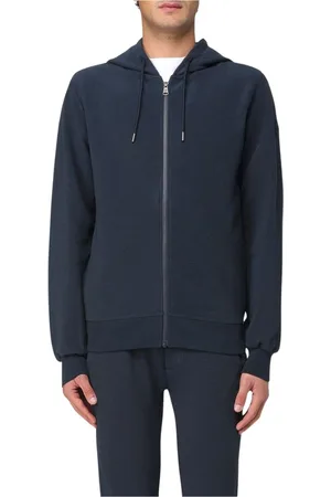Colmar Sweathshirts & Hoodies, Herre, Blå, L, Uld, Blå ZipUp Hoodie Activewear Stilfuld Alsidig
