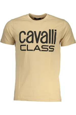 Roberto Cavalli Top, Herre, , 2XL, Bomuld, Bomuld Crew Neck T-Shirt