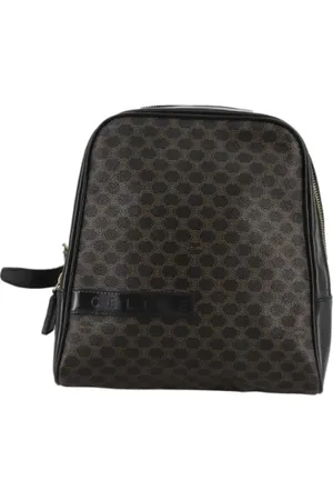 Céline Pre-owned, Dame, Brun, ONE SIZE, Tyl, Pre-owned Canvas celine-tasker