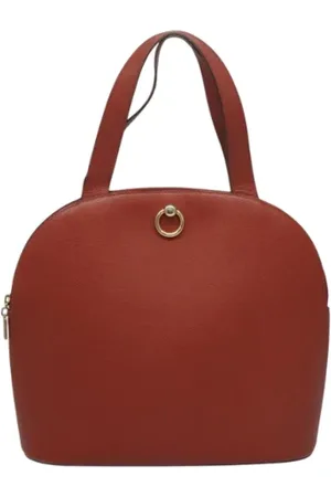 Céline Pre-owned, Dame, Rød, ONE SIZE, Uld, Pre-owned Laeder celine-tasker
