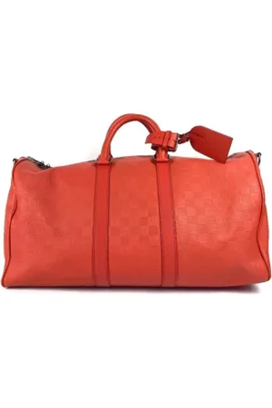 LOUIS VUITTON Pre-owned, Dame, Rød, ONE SIZE, Tyl, Pre-owned Stof louis-vuitton-tasker