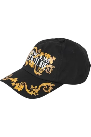 VERSACE Tilbehør, Herre, Sort, ONE SIZE, Bomuld, Barok Print Baseball Kasket
