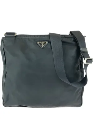 Prada Pre-owned, Herre, Sort, ONE SIZE, Pre-owned Canvas prada-tasker