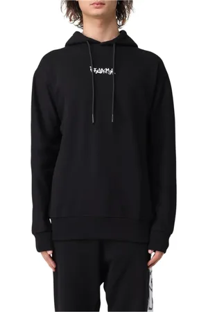 DISCLAIMER Sweathshirts & Hoodies, Herre, Sort, XL, Bomuld, Logo Bomuldshættetrøje til Mænd