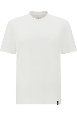 Boggi Milano Top, Herre, Hvid, XL, Bomuld, T-shirt i strækbar Supima-bomuld